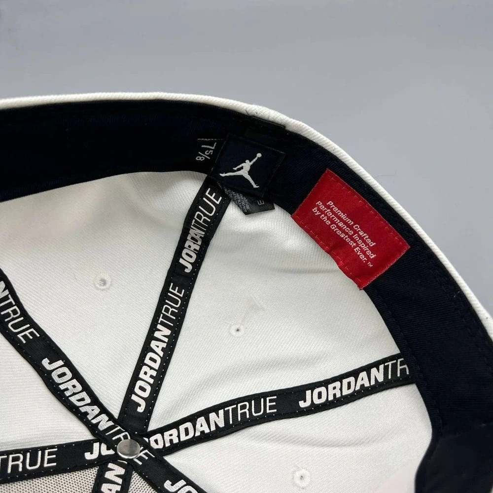 Air Jordan 23 Hat‎ Men 7 5/8 White Embroidered Jumpman Fitted Cap